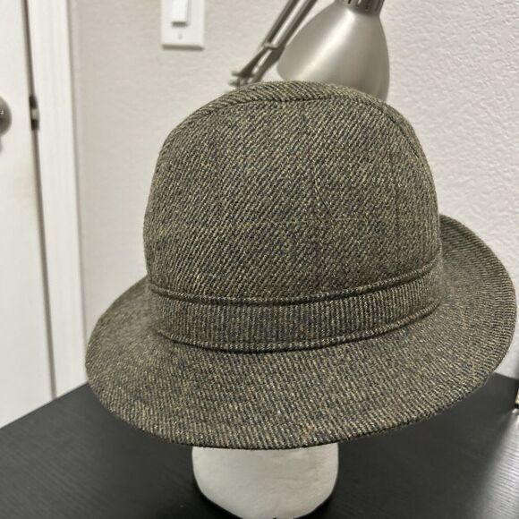 Pendleton Vintage 100% Wool Tweed Brimmed Fedora Bucket Hat- USA Medium - Picture 5 of 14